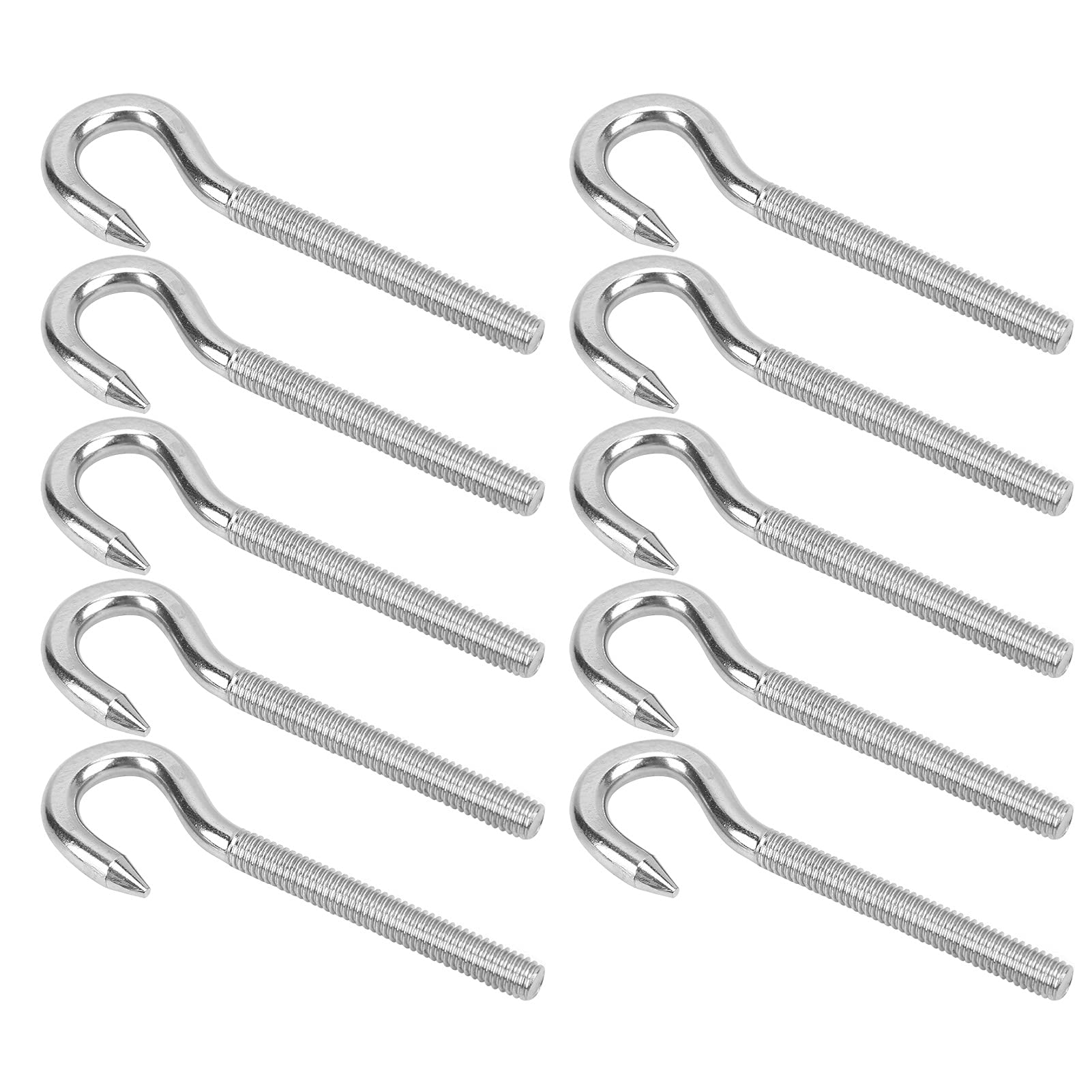 Gobelet Inox, Lot de 10 gobelets réutilisables en acier inoxydable, 30/180/320 ml, pour le camping, la randonnée, les activités en plein air, l' intérieur - 180 ml