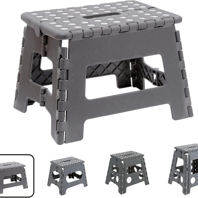 wielofunkcyjny składany stołek, szary, 29*22*22 cm, stołek schodkowy