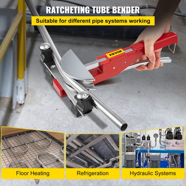 3S PIEGATUBI CURVA TUBO A CRICCO 7 DIAMETRI Con PIEGA REVERSE X RAME MULTISTRATO - Foto 6