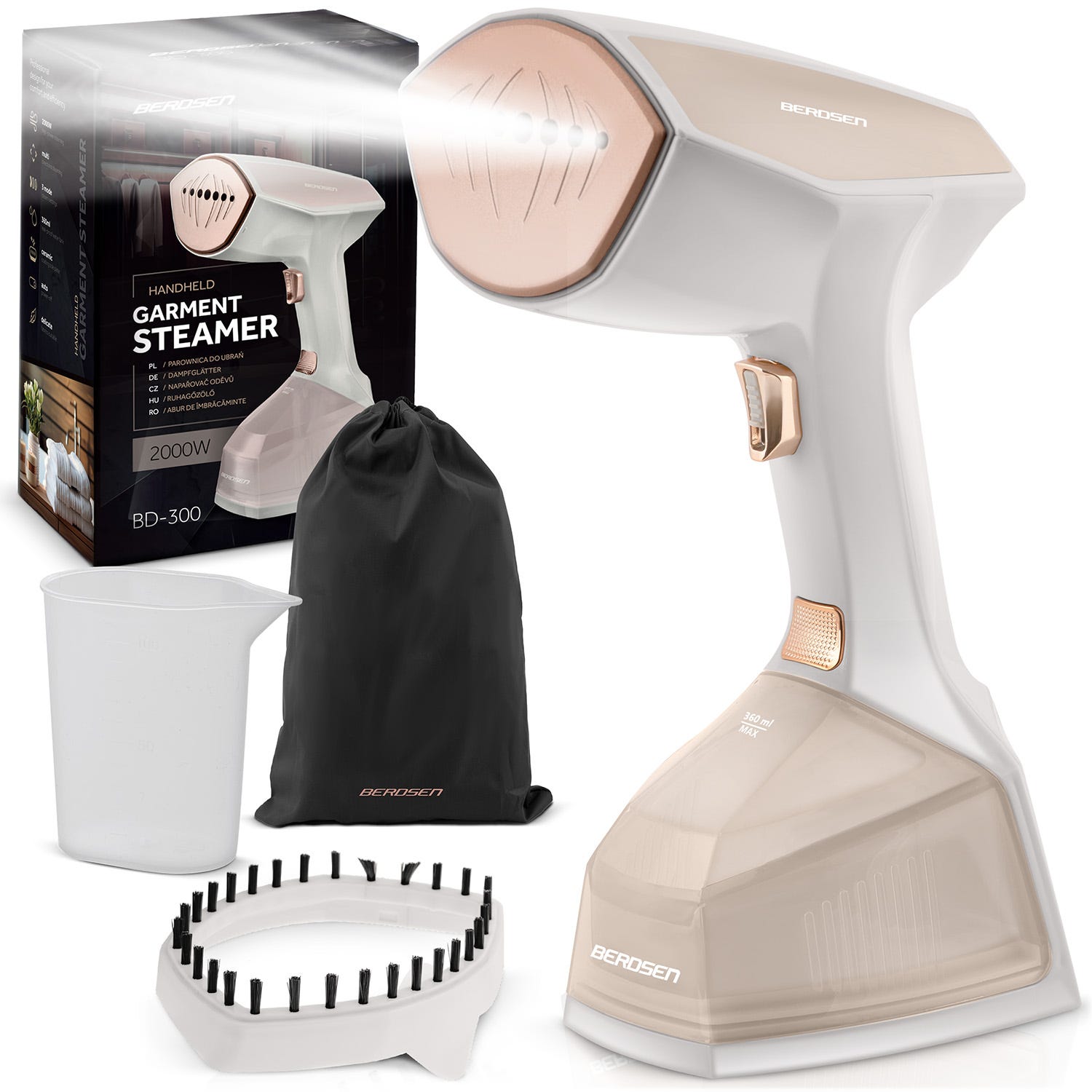Defroisseur Vapeur Bear Défroisseur Vapeur 2024 1300 W, 230 Ml, Chauffage Rapide En 15 Secondes, Arrêt Automatique, Avec Brosse Blanche, Repassage Horizontal Et Vertical Fer A Repasser Defroisseur Vapeur Bear Défroisseur Vapeur 2024 1300 W, 230 Ml, Chauffage Rapide En 15 Secondes, Arrêt Automatique, Avec Brosse Blanche, Repassage Horizontal Et Vertical Fer A Repasser