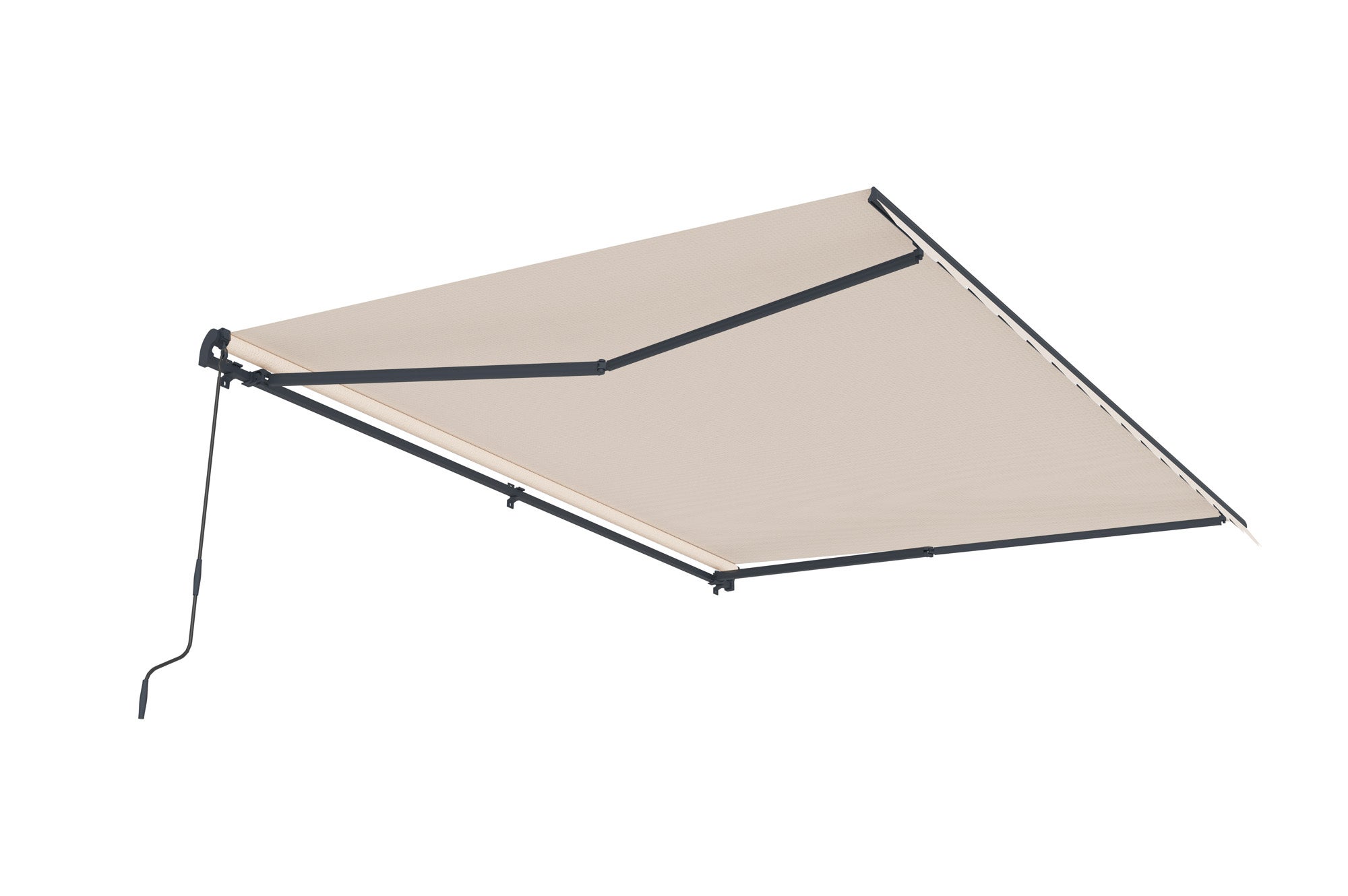 Store banne monobloc VECCHIO 4m x 3m - Toile premium 320g/m2 Beige - 8