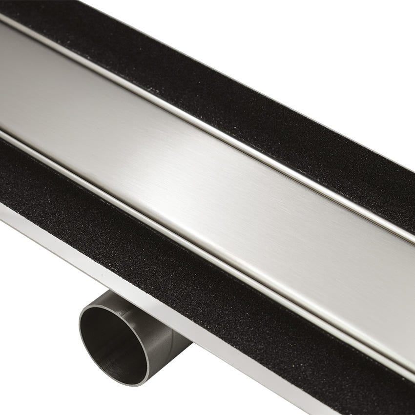 Style Inox Coulisseau de ligne de gouttière style Inox - finition satinée ...