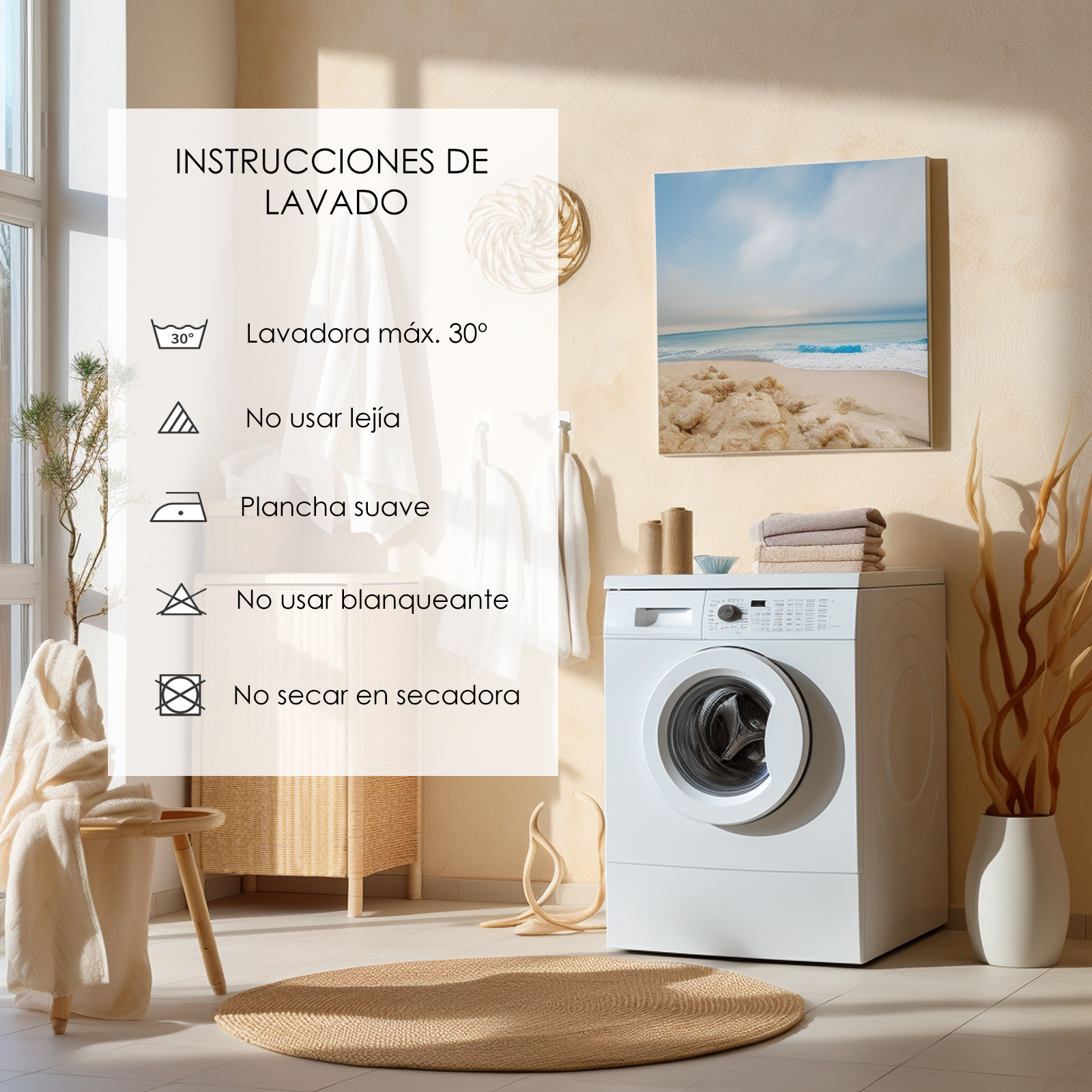 Manta para sofá multiuso geométrica de algodão 230x280 cm Cru - 6