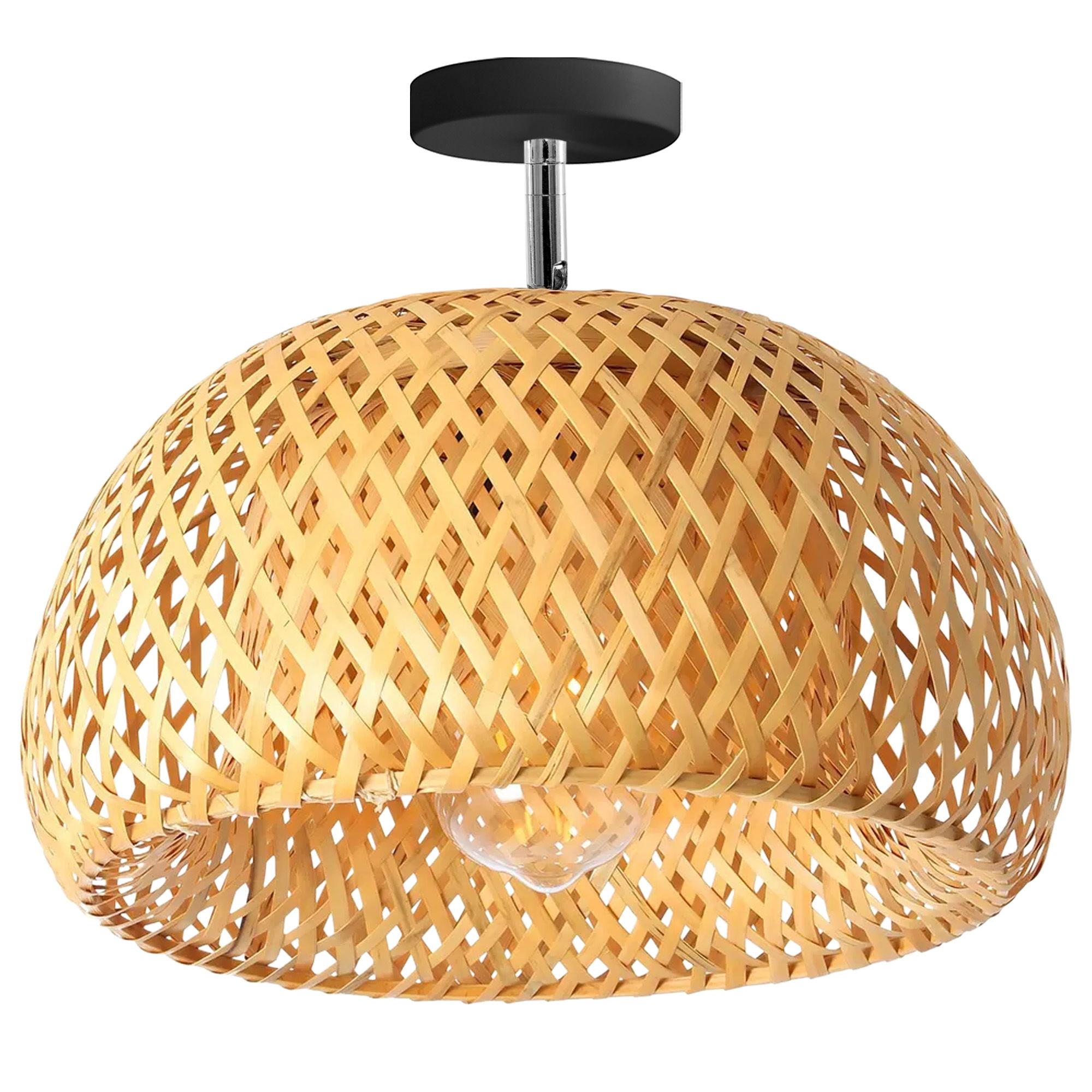 Lampa Sufitowa Wisząca Toolight App1638-1Cp Brązowy