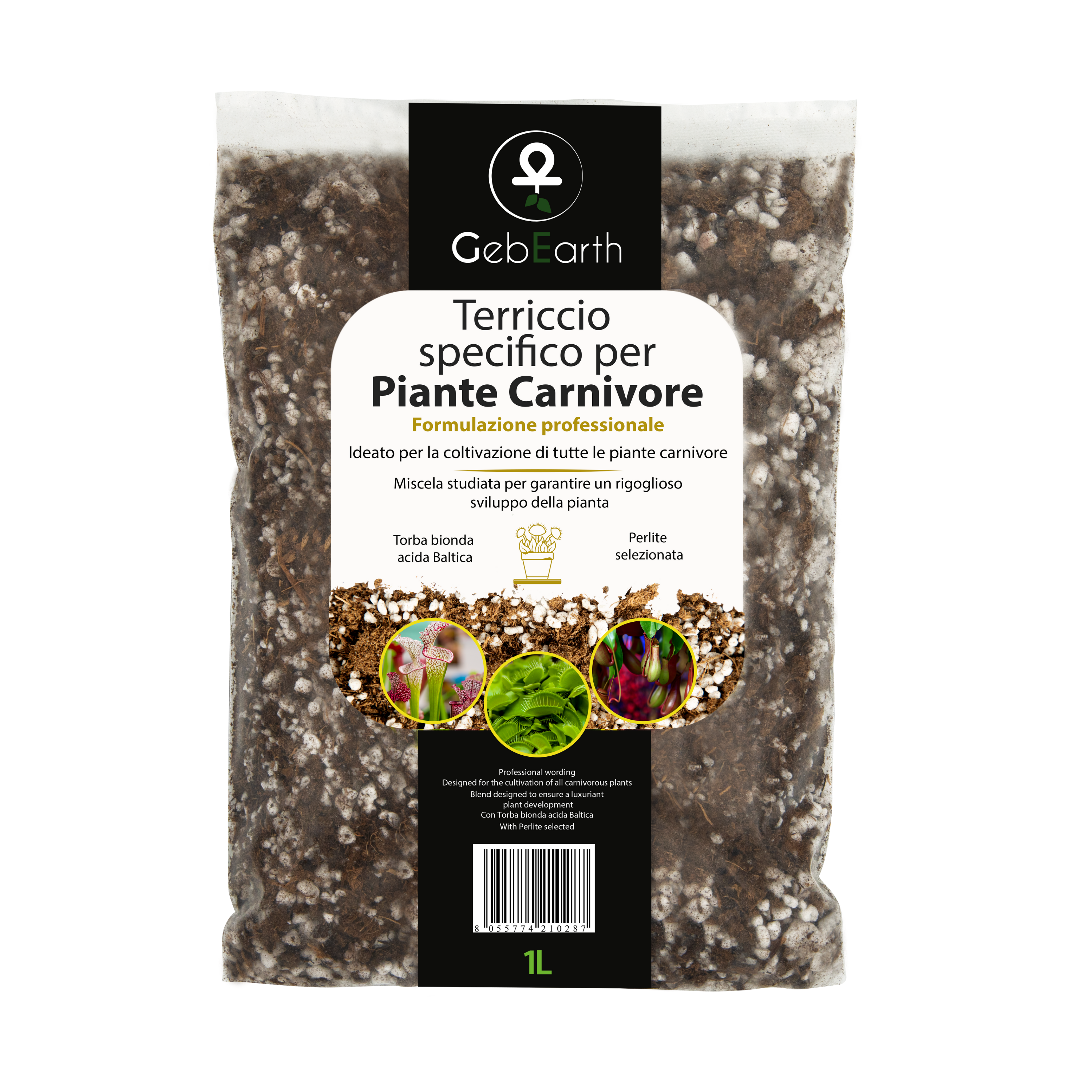 Terriccio Per Piante Carnivore Zoma - 6 LT, Torba Acida Di Sfagno, Perlite, PH 3.9, Naturale - Foto 8