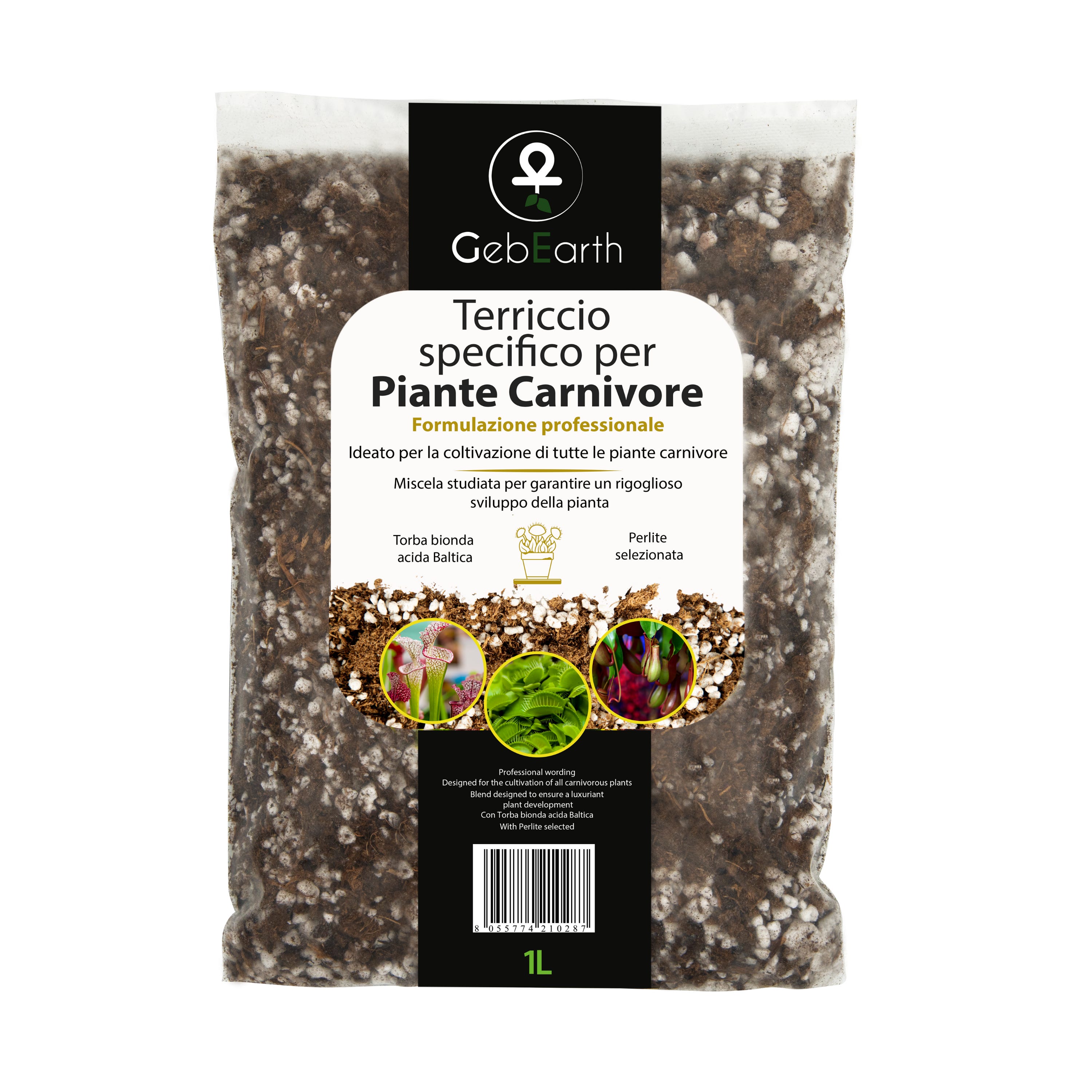 Terriccio Per Piante Carnivore Zoma - 6 LT, Torba Acida Di Sfagno, Perlite, PH 3.9, Naturale - Foto 8