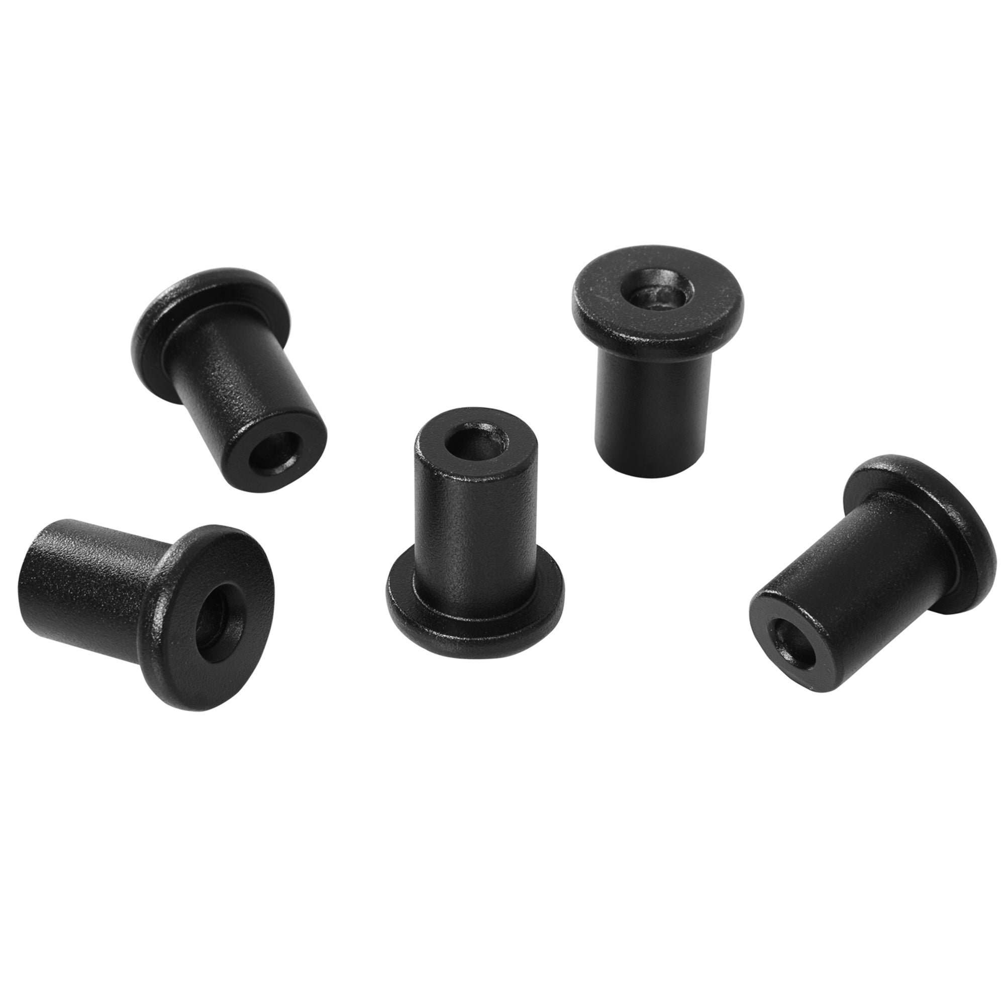 Kit de porte coulissante système galandage pour porte d'une épaisseur de 35-45 mm et largeur max. 1 m charge max. 100 Kg acier brun foncé - 8