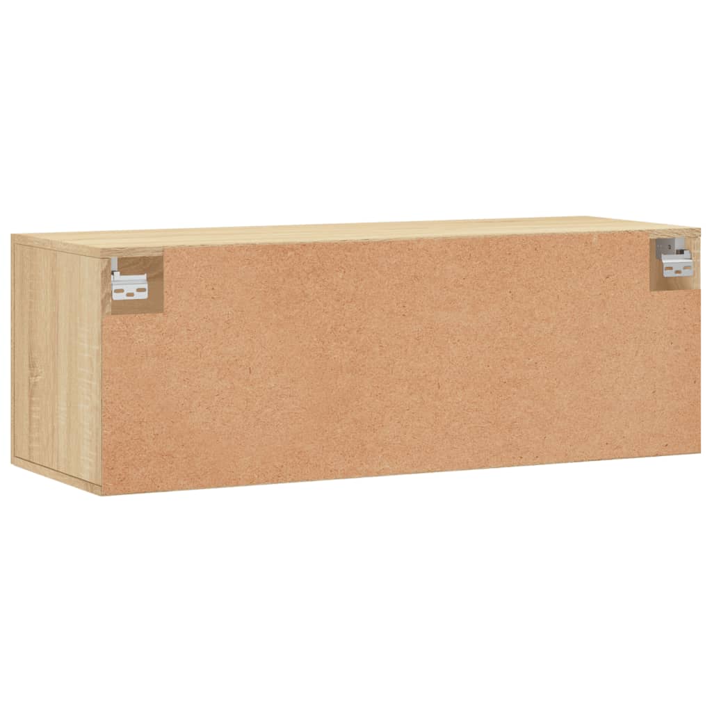 vidaXL Armoire murale chêne sonoma 100x36,5x35 cm bois d'ingénierie - 8