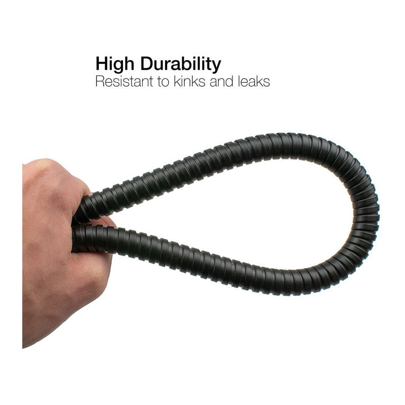 Tubo flessibile per doccia, tubo flessibile per doccia da 1,5 m (G1/2 pollice), tubo flessibile per doccia universale, tubo flessibile per doccia anti - 5