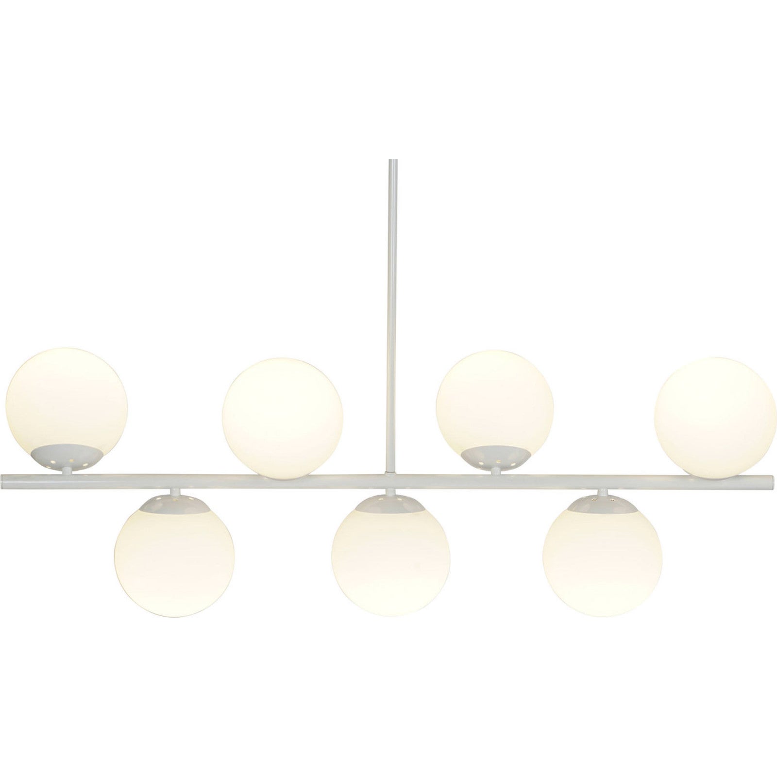 Lampadaire exterieur boule blanc