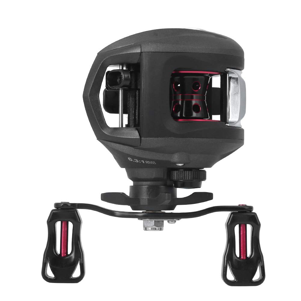 Mulinello da pesca in fibra di carbonio per mulinello da pesca con esche, accessorio per pesca (RS100L (mano sinistra)) - 6