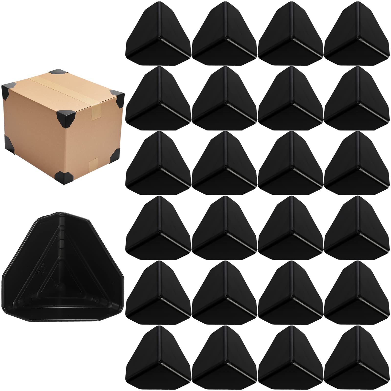 50 PCS Coin En Plastique Protections D'Angles Pour Boîtes D'Expédition - Protection Coins Et Rebord