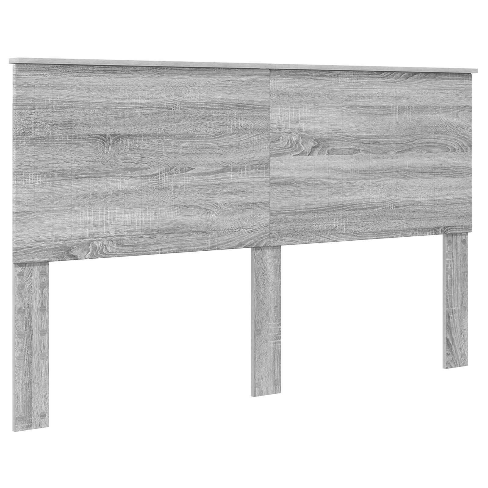 Cadre de lit gris 160 x 200 cm en bois de pin massif - 6