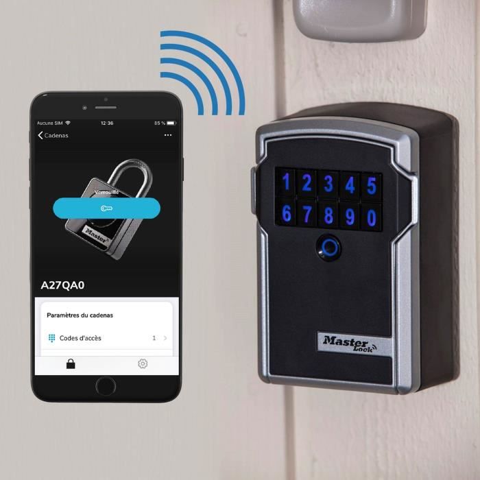 Boîte À Clés Masterlock Sécurisée Bluetooth 5441eurd - 8