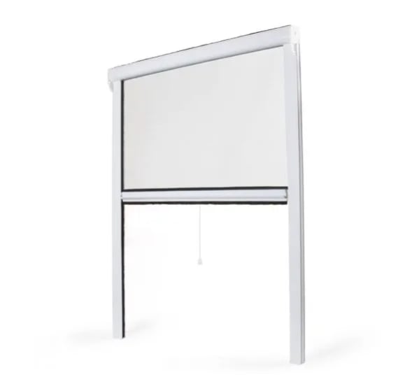 Zanzariera in PVC per finestra a scorrimento verticale ridimensionabile H.160 x L.100 cm – bianco – Eco – AVOSDIM