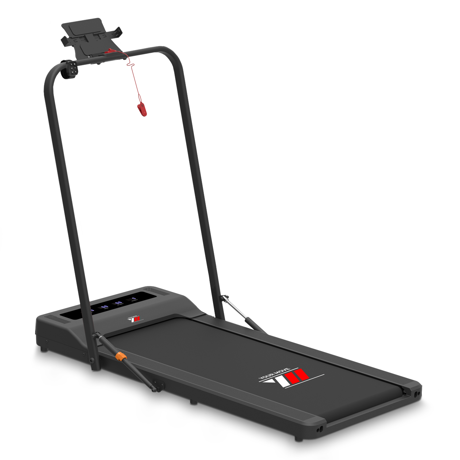 Tapis Roulant Pieghevole BLACK LORD 2 In 1 | Passeggio E Jogging Con Telecomando E App, Per Casa E Ufficio, Bianco, 120 Kg - 2