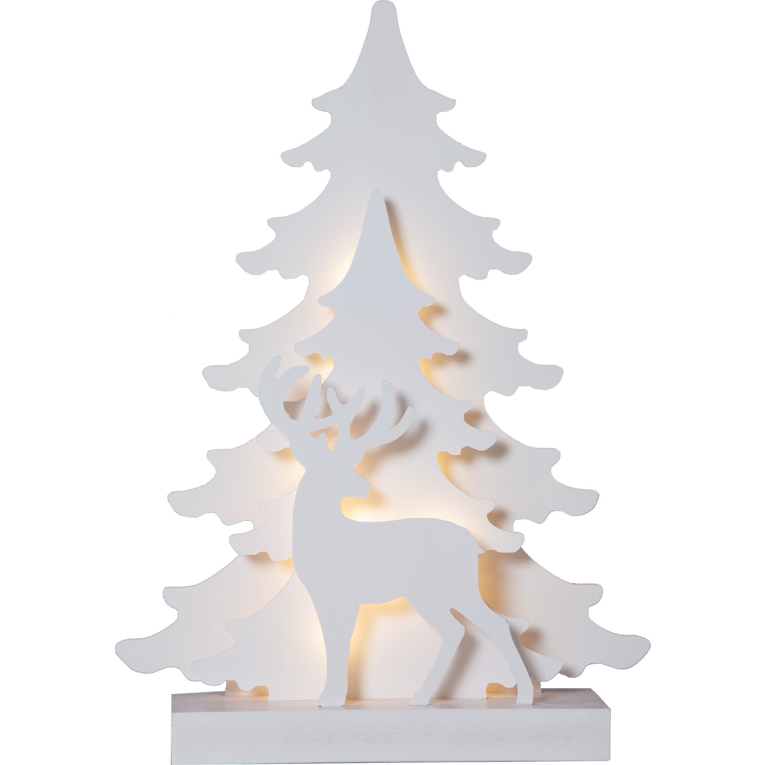 Lampka choinkowa Star Trading 3D "Grandy", LED, biała, 41 cm