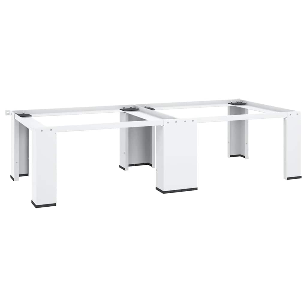 Vidaxl Pedestal Doble De La Lavadora Y La Secadora Blanco , Leroy Merlin