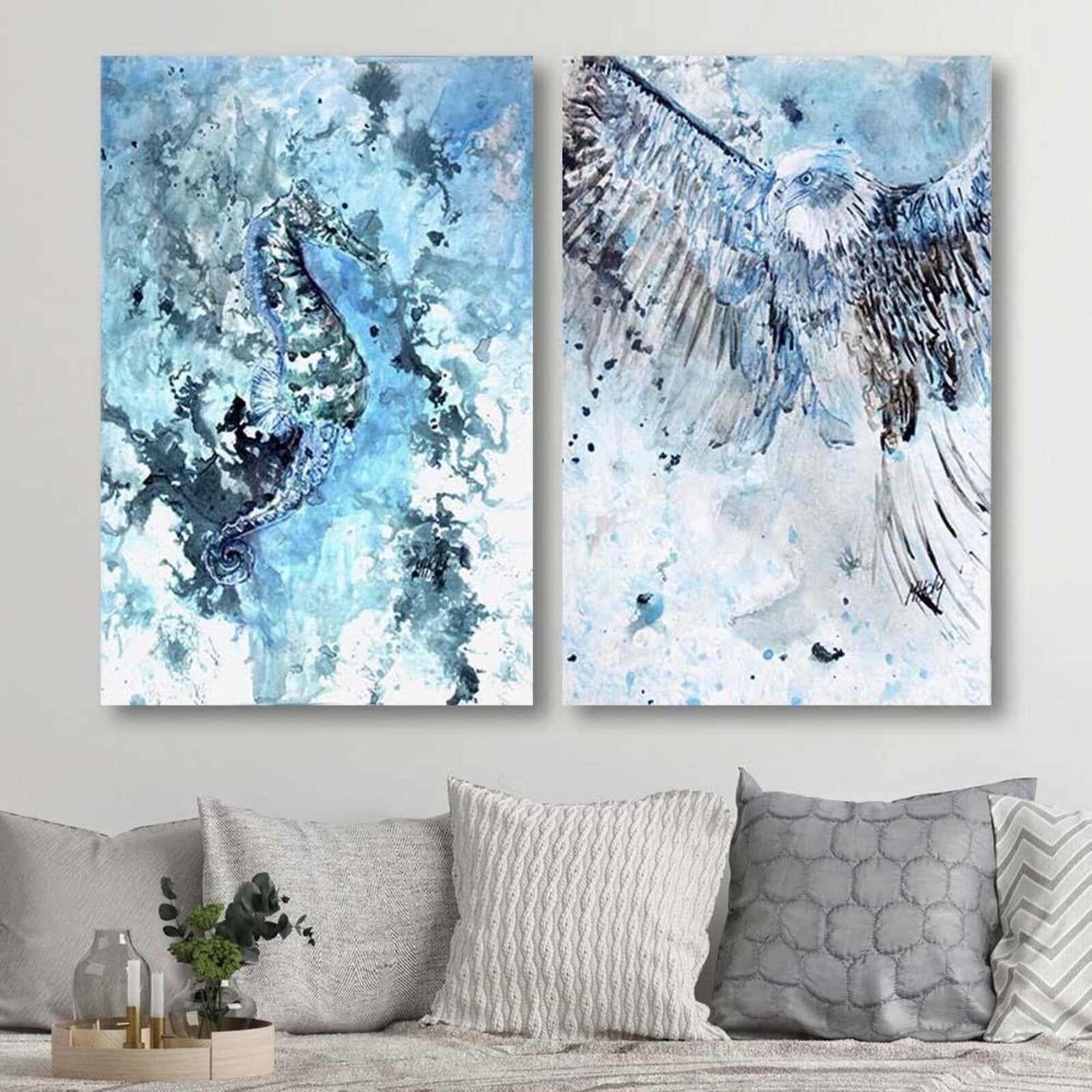 Tableau aigle volant - 50 x 70 cm - 4