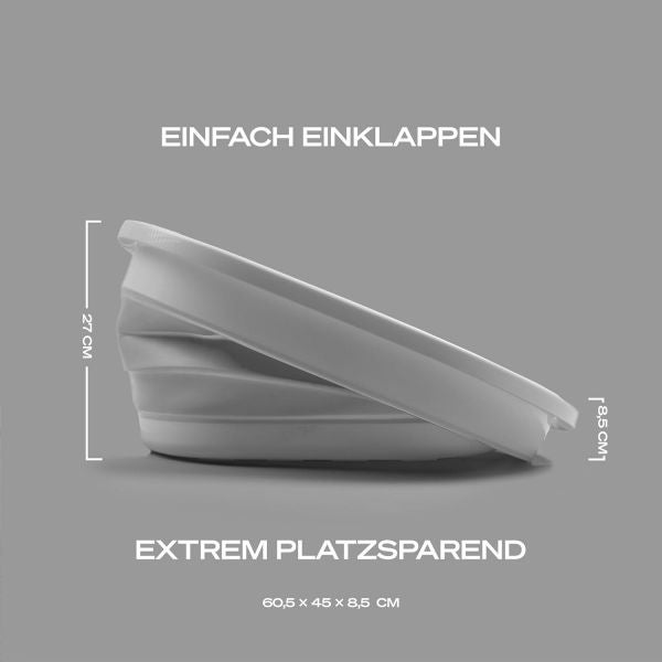 Corbeille à linge Pliable 36 litres - Gris - 2