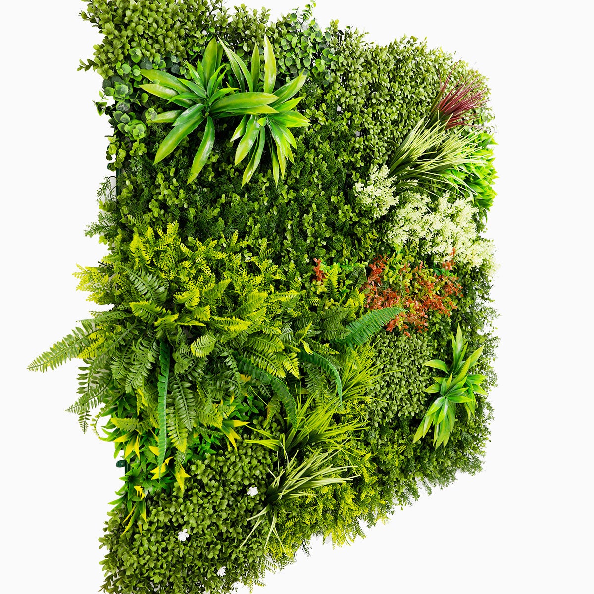 Lot de 5 murs végétaux artificiels Prairie Color 1 × 1 m – 5 m² décor fleuri intérieur extérieur - 10