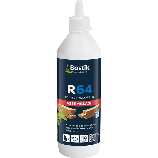 Colle vinylique prise lente 750 g - R64 - Bostik