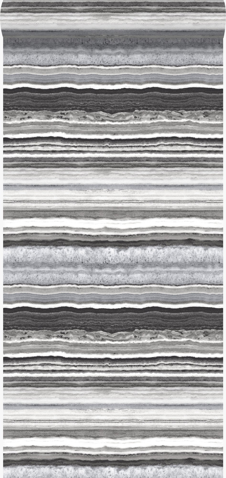Tapeta warstwowy kamień marmurowy czarnymIbiałym - 53 cm x 10.05 m - ORIGIN