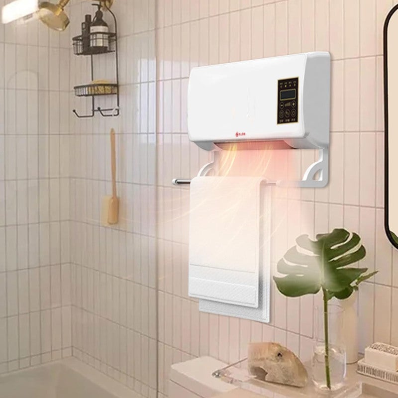 petit climatiseur mobile, double usage chauffage et climatisation, tactile, prise européenne, ventilateur, chauffage de salle de bain - 5