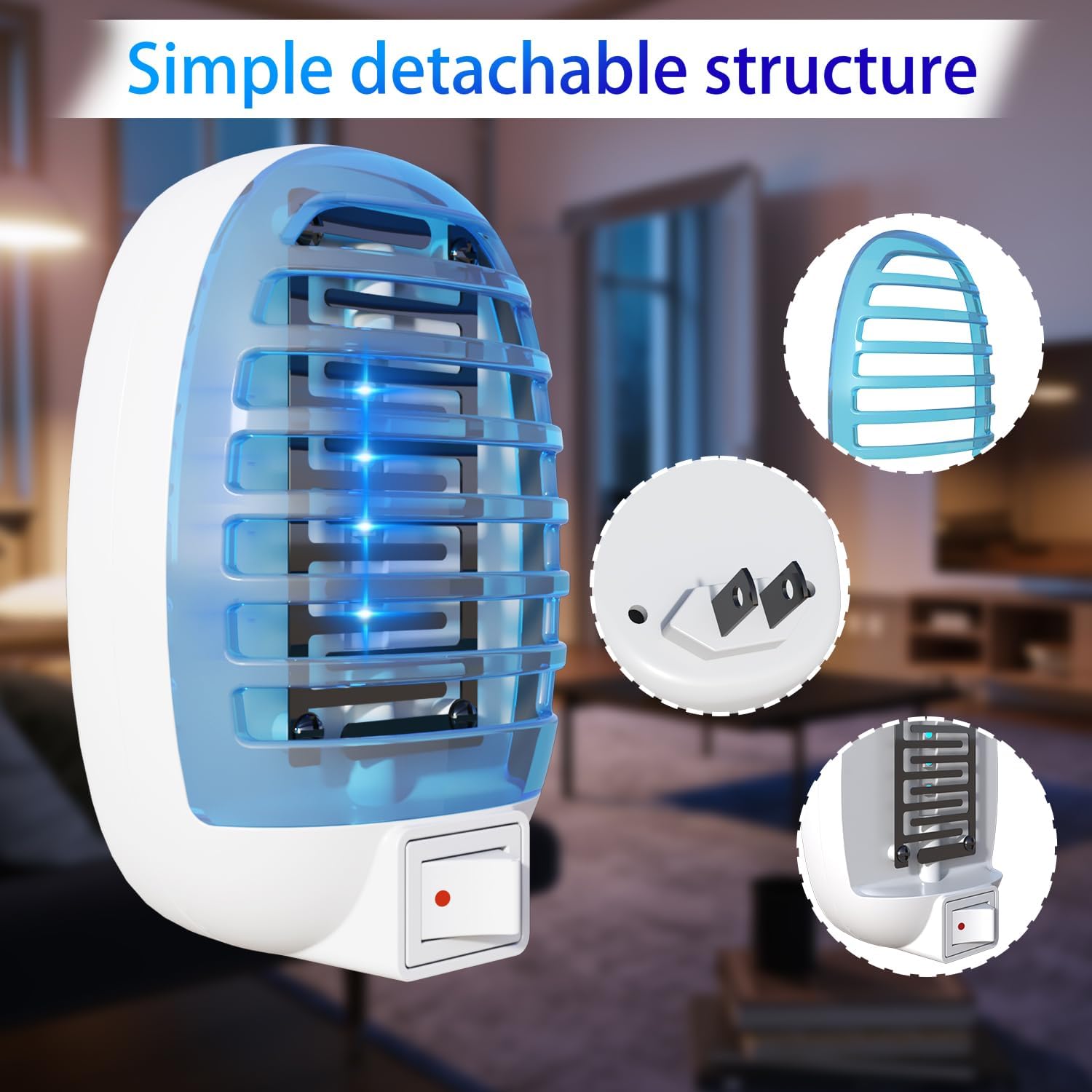 Anti Moustique, Lampe Électrique Anti-Moustique Anti Insectes Anti Moustique, Lampe Électrique Anti-Moustique Anti Insectes