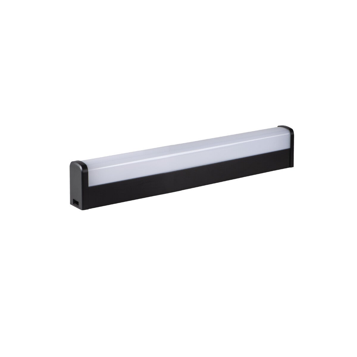 Kinkiet ścienny Akvo czarno-biały LED 15W 4000K 1600lm do łazienki wym: 5,7 x 60 x 7 cm aluminium IP44 Kanlux