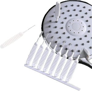 Spazzola Per Fughe 5 Pezzi Con Testina 360° | Setole A V E Impugnatura Ergonomica | Multiuso Per Bagno, Cucina E Auto