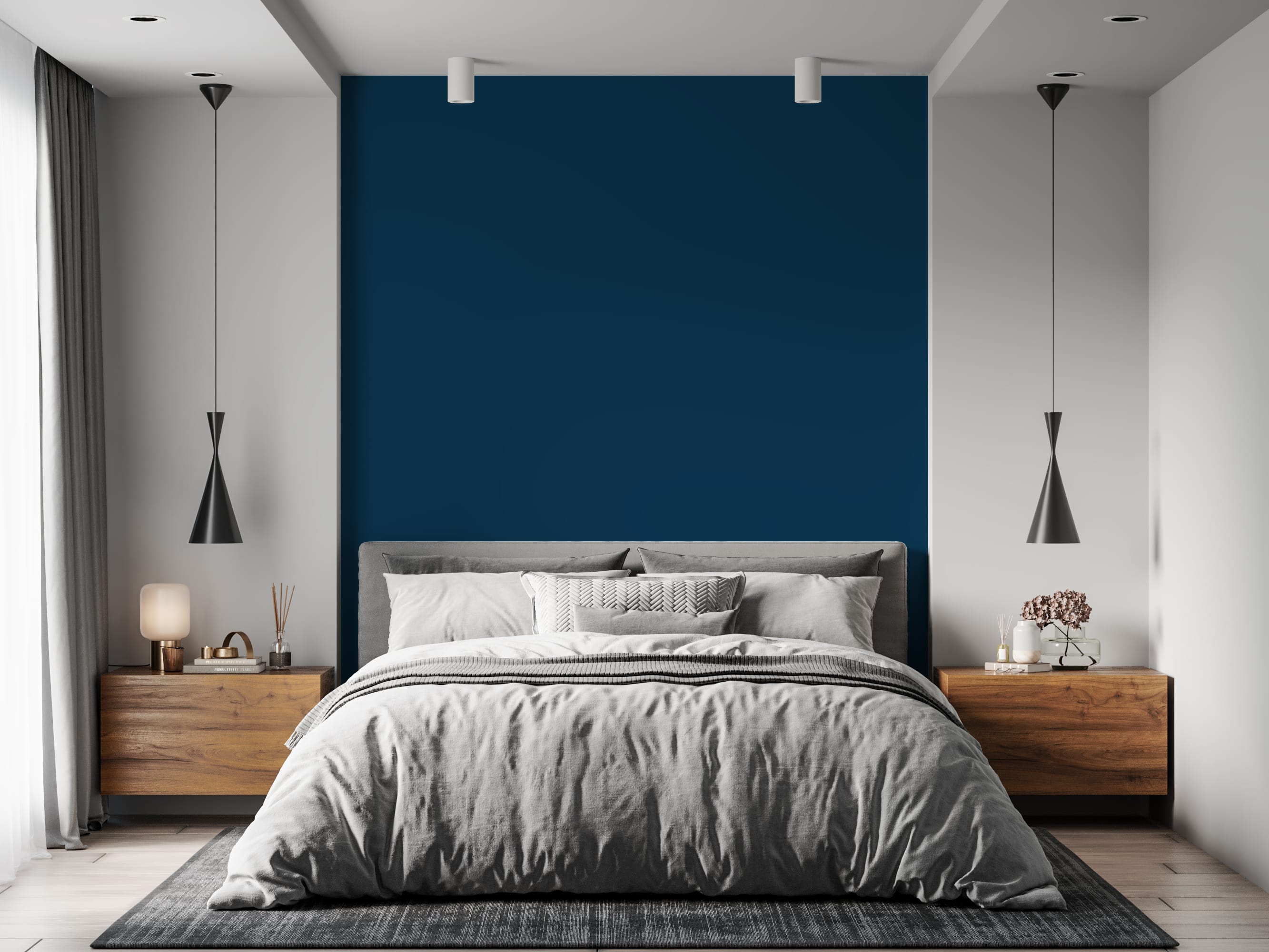 BARBOUILLE Peinture lessivable acrylique mat murs et plafonds - 2,5 ltr Bleu - Pétrole pas cher
