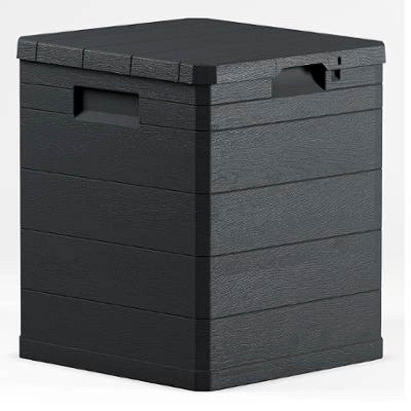 Poubelle Wheeler 90L Avec Roues - Plastique Anthracite - 583x394x783 Mm - Pour Jardin, Maison, Entreprise