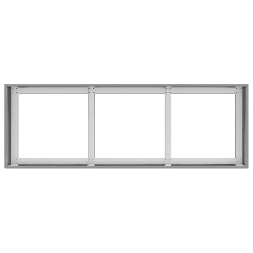 vidaXL Jardinière 120x40x40 cm acier galvanisé - 5