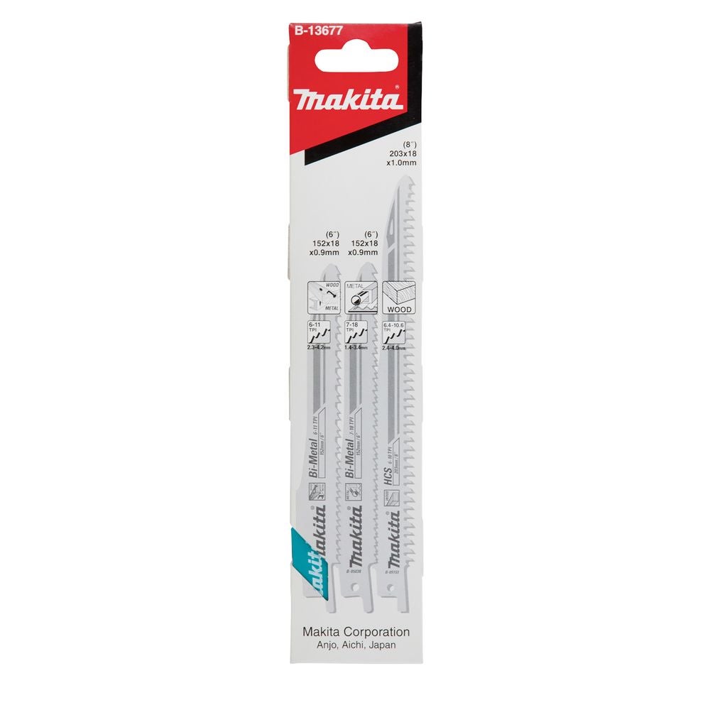 Pack De 10 Lames Makita S-Express - Pour Scie Sauteuse - Référence B-44426 - Qualité Origine