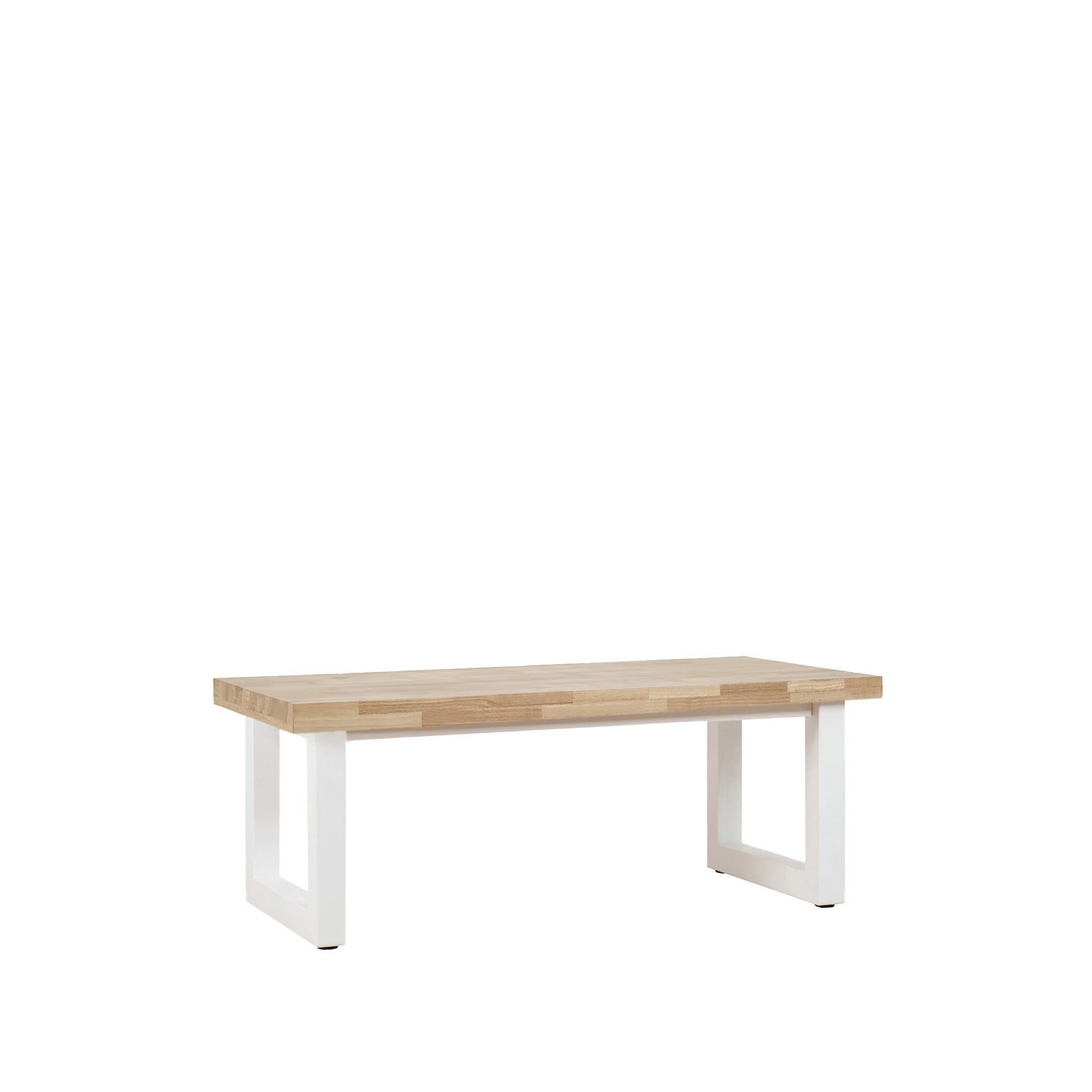 Klast Home Mesa De Centro Elevable De Natural 120 Cm X 48, 62 Cm Blanca , Leroy Merlin