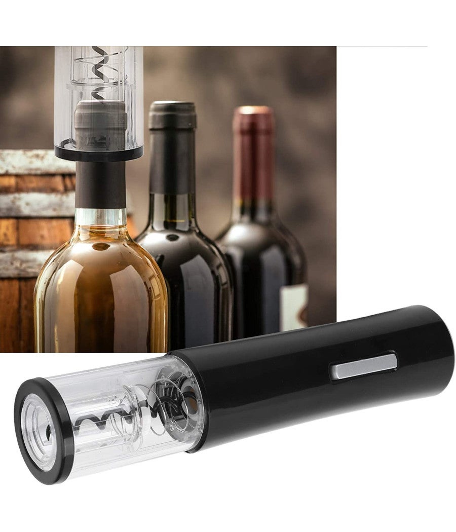 Trade Shop - Cavatappi Apribottiglie Apri Bottiglie Elettrico A Batterie Vino Opener Cutter - - 9