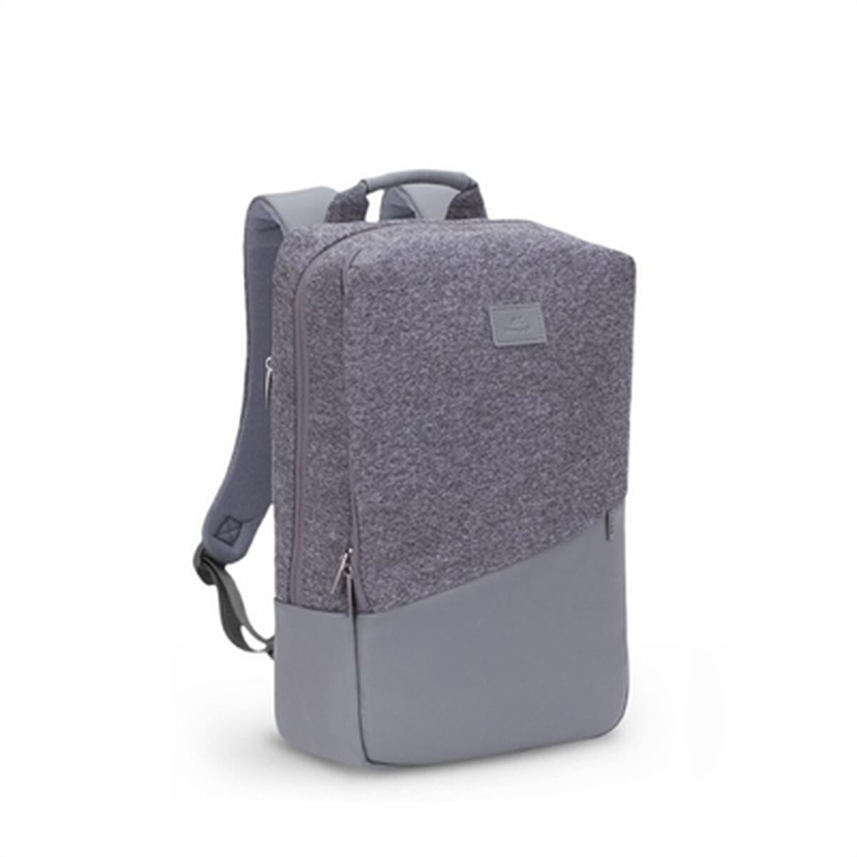 Housse Ordinateur Portable RIVACASE ECO 15.6″ – Imperméable, En Polyester Recyclé, 39,5×27,5×3,5 Cm, Gris