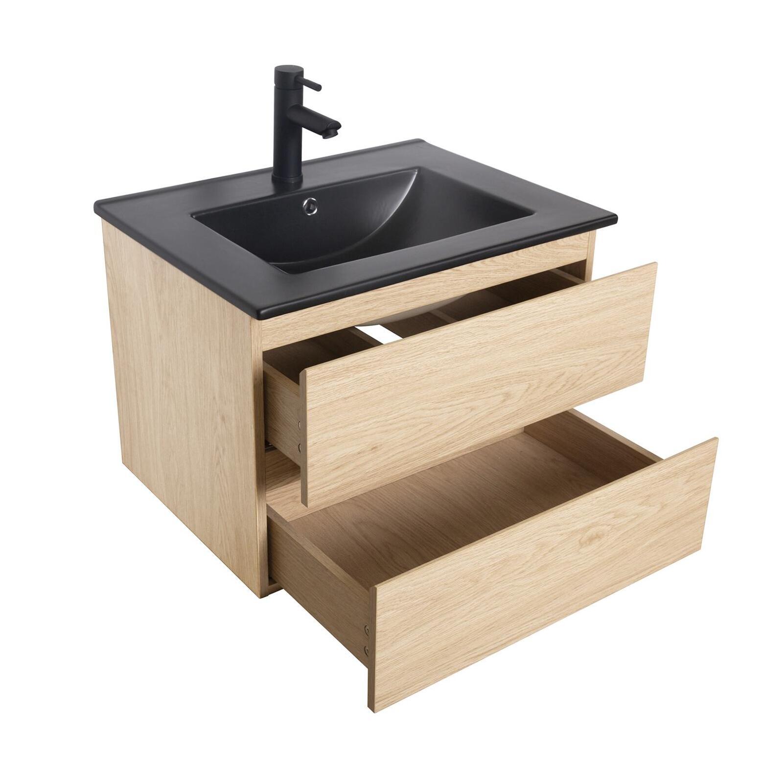Meuble simple vasque 60cm SORRENTO + vasque - 5