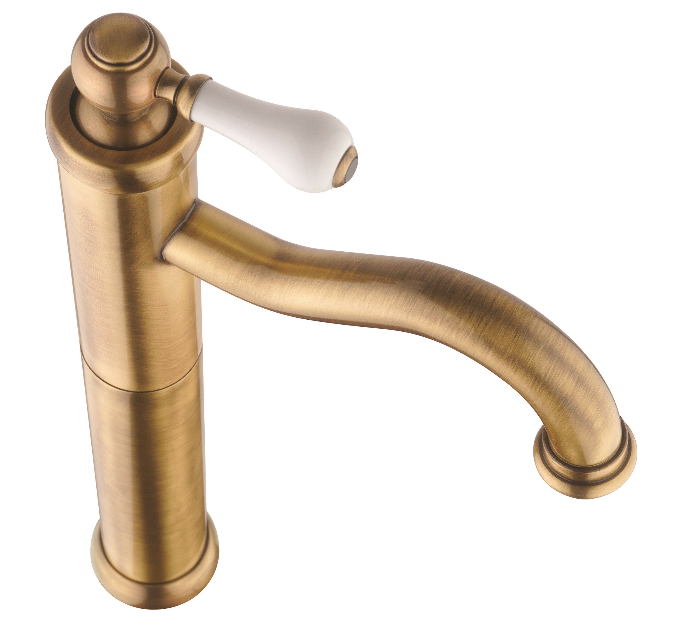 Miscelatore per lavabo a bacinella in colore bronzo stile retrò Piralla Como 0TOF3493A21 - Bronzo - 3