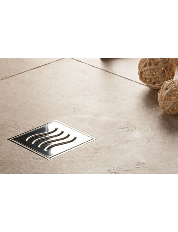 Drain De Sol De Douche Carré En Argent Brossé De 6 Pouces, Grille Avec Couvercle Amovible Acier Inoxydable Sus304 84529872