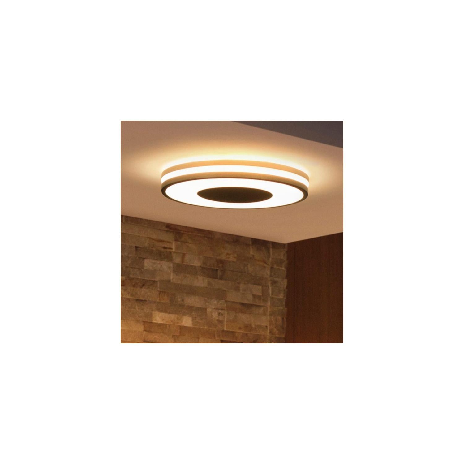 Philips Hue White Ambiance BEING Plafonnier 32W - Blanc, compatible Bluetooth (Télécommande incluse), Alexa, Google Assistant et Apple Homekit - 2