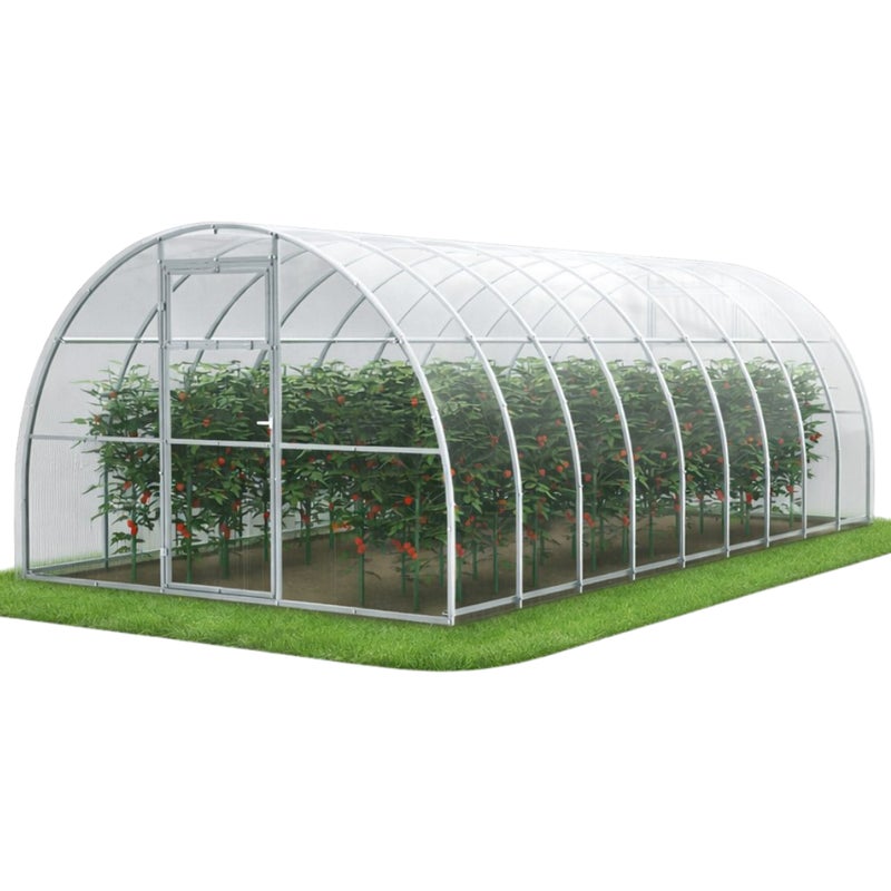 Szklarnia ogrodowa Tunel 3x6 m profile 20x20 poliwęglan 4mm - Szklarnia z poliwęglanu