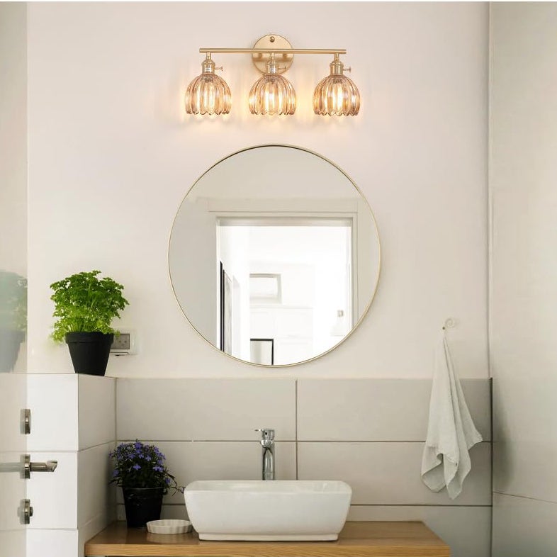 Lampe LED Miroir Laiton Antique 40,7 Cm - Applique Murale Réglable Pour Salle De Bain Et Tableaux