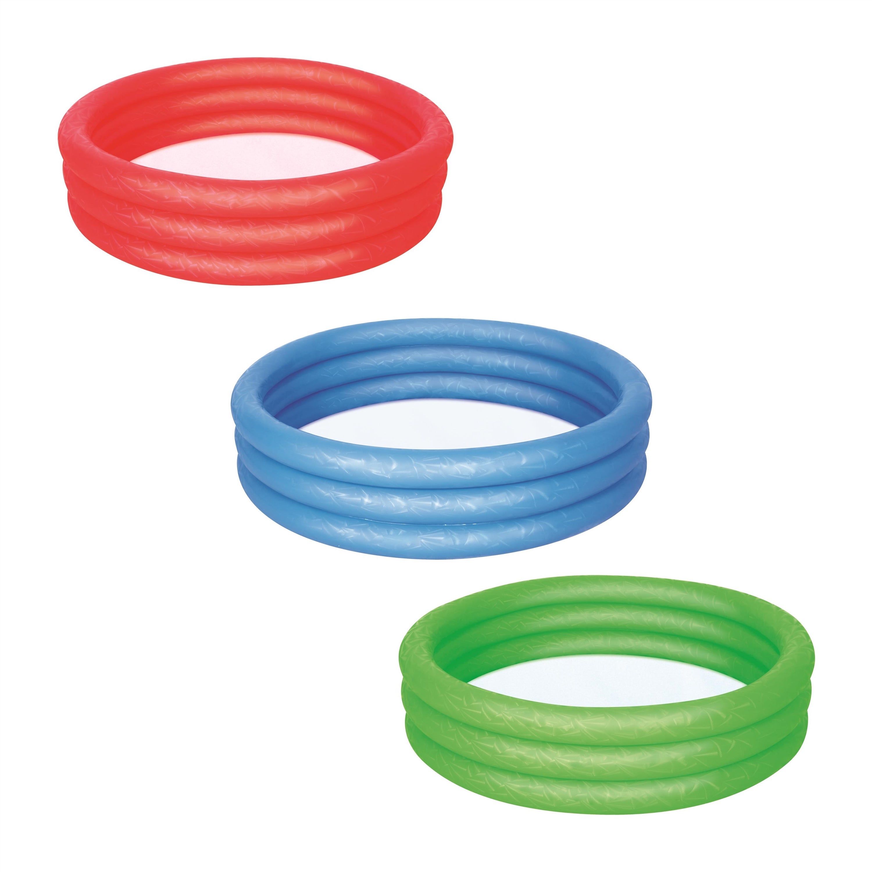 Piscina hinchable redonda 3 aros efecto hielo bestway 51026