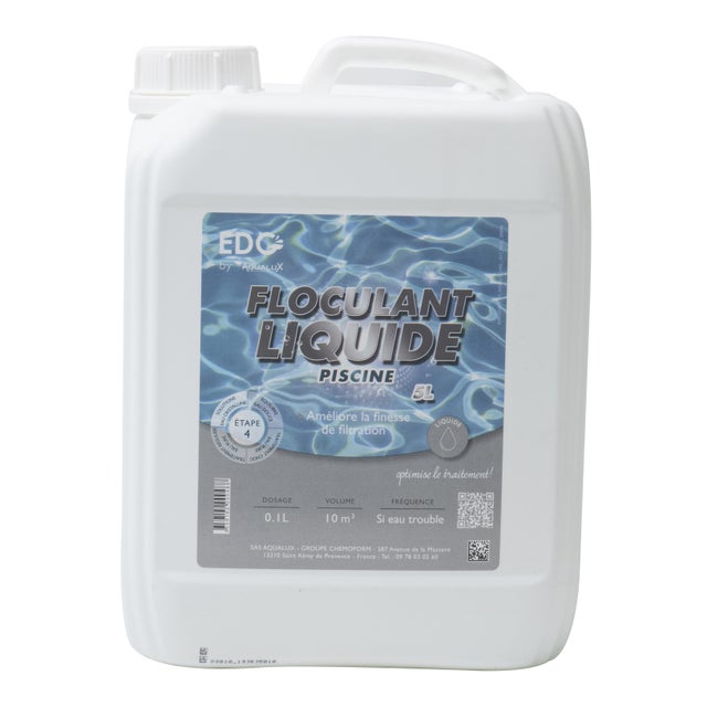 Floculant liquide pour piscine 5 litres