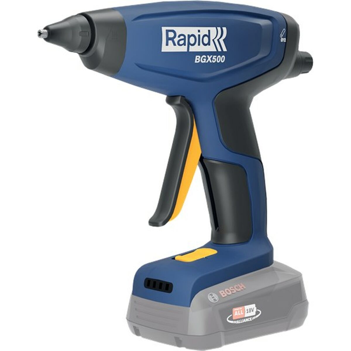 Elektryczny pistolet Rapid 18 V lekki i ergonomiczny niebiesko-czarny