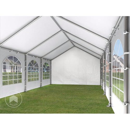 5x10 m Carpa para fiestas, PE 450, blanco - 4