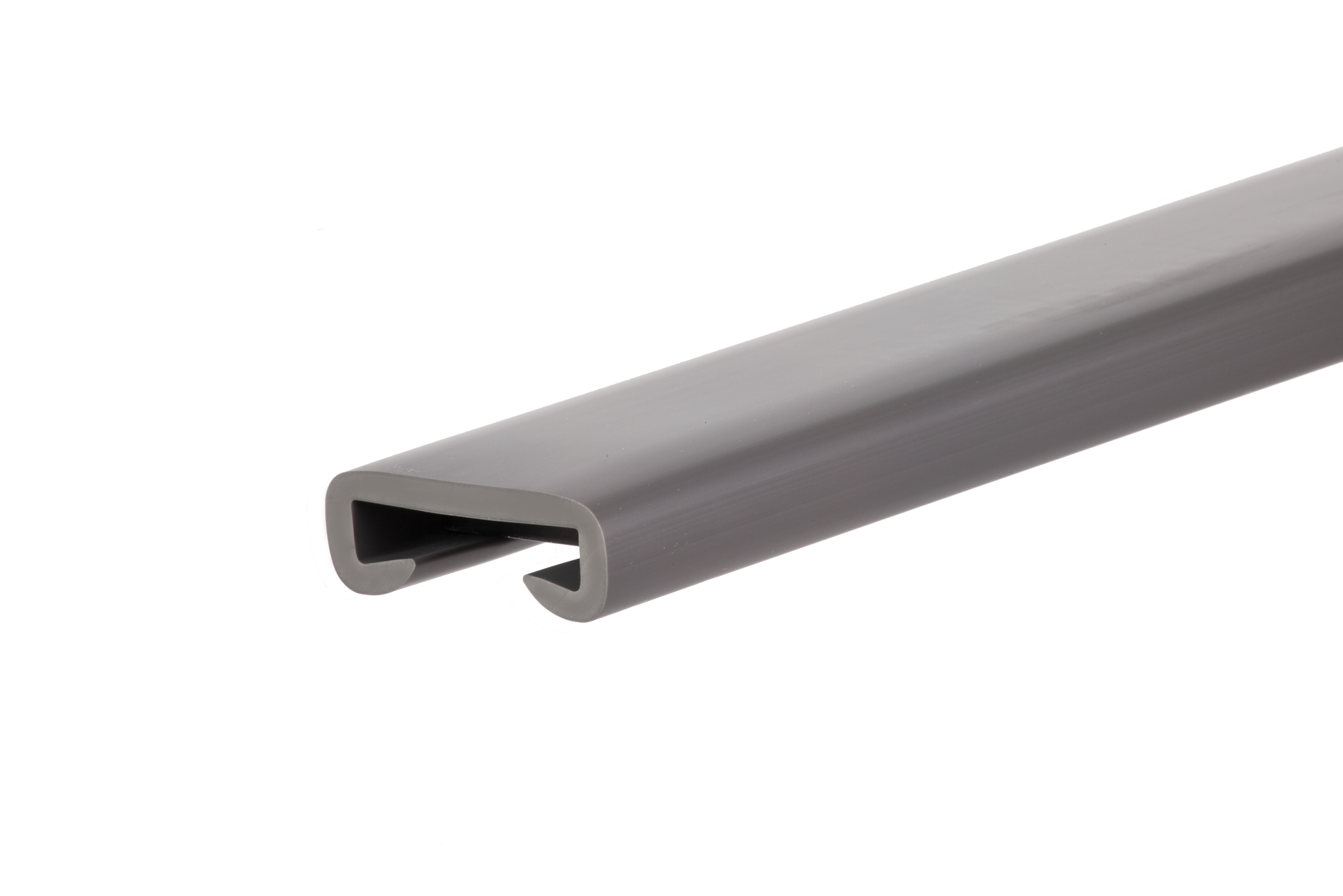 Poręcz PVC 35x8 mm PREMIUM antypoślizgowa - 1 metr, ciemonoszary