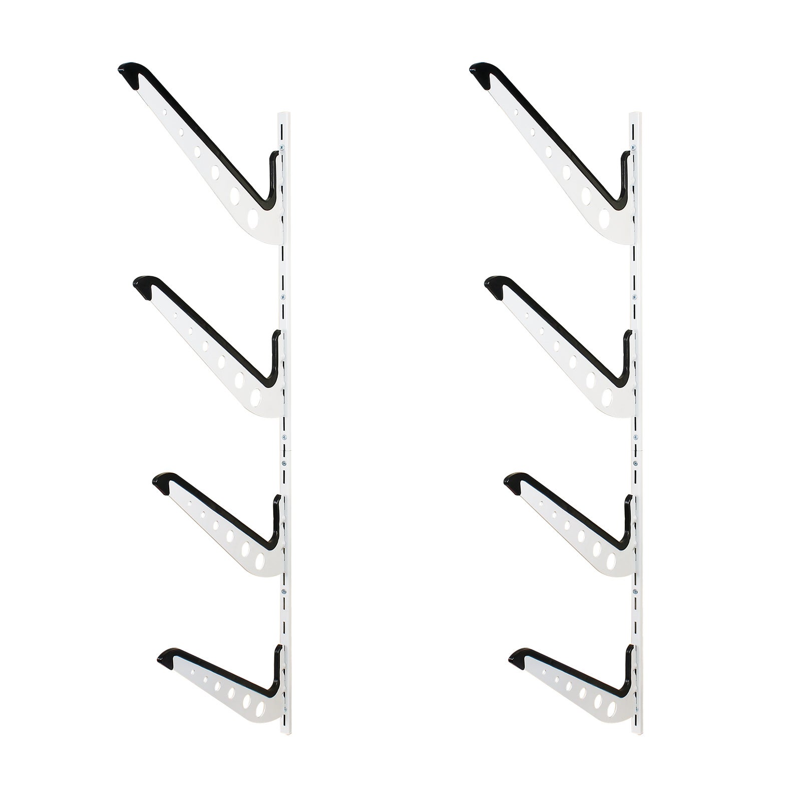 Portasci Snowboard AUXPhome - Set Da 12 Supporti Parete Per 6 Tavole, Espositore Verticale/Orizzontale - Foto 5